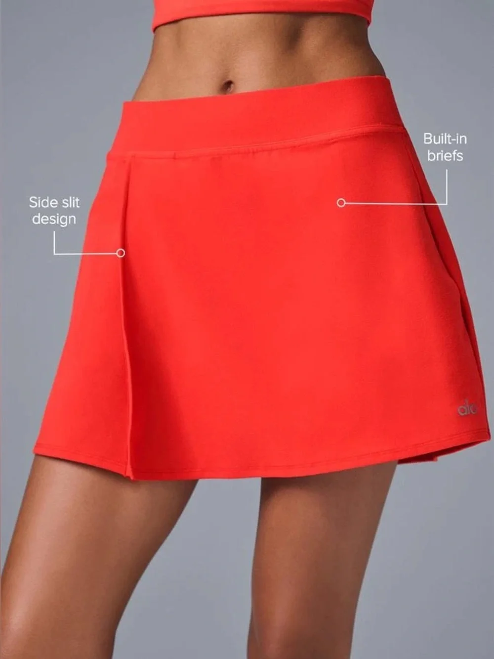 Alo red skirt